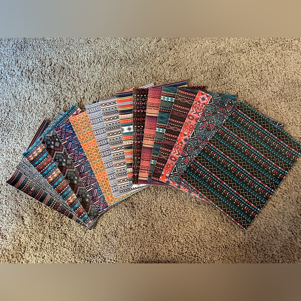 Faux Leather crafting sheets